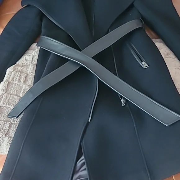 Mackage Nori 2-In-1 Double Face Wool Coat With Sash - Picture 10 of 10